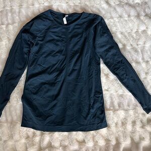 Athleta Deep Teal Long Sleeve Performance Top